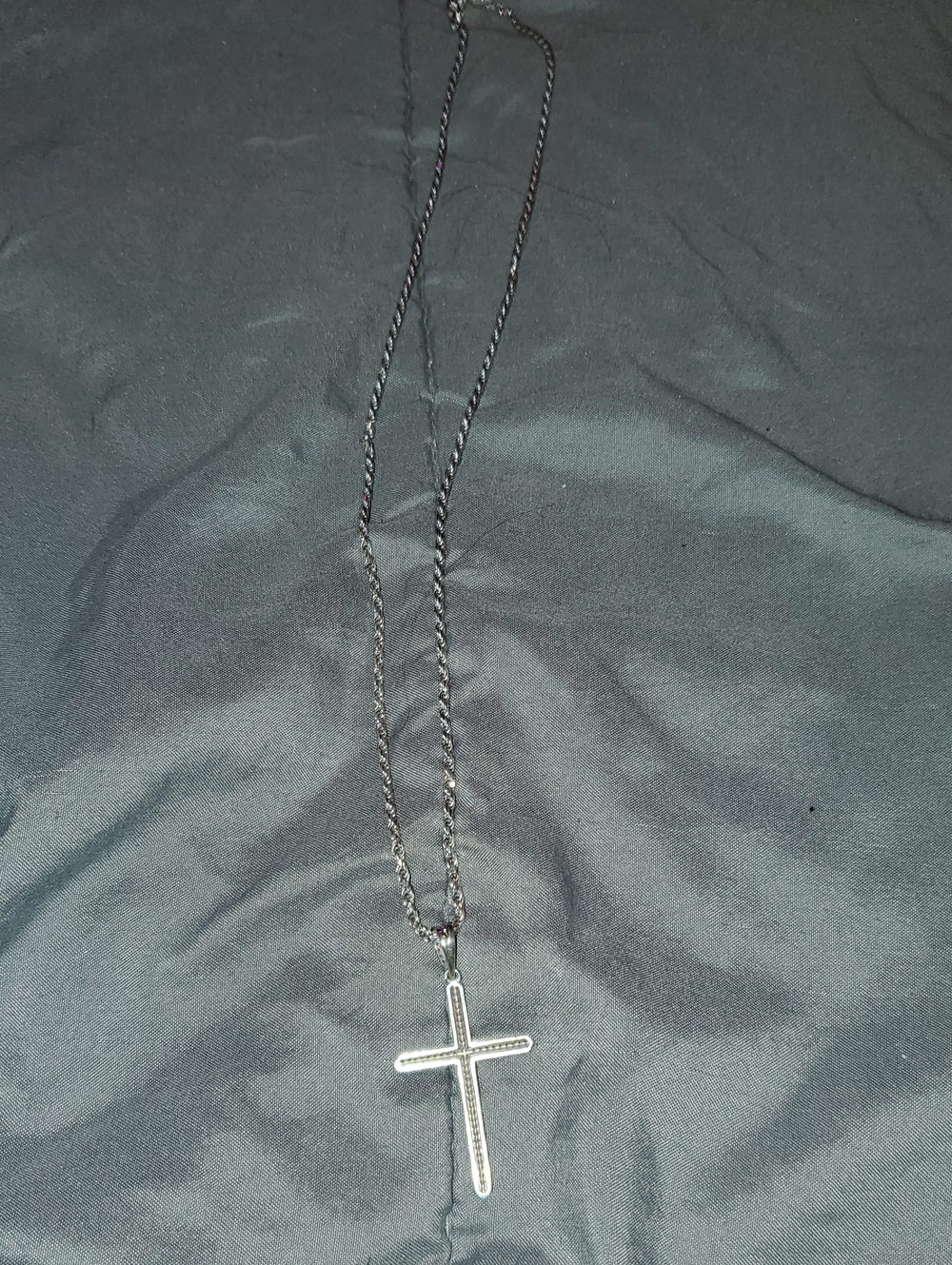 Sterling Silver Cross Pendant Necklace